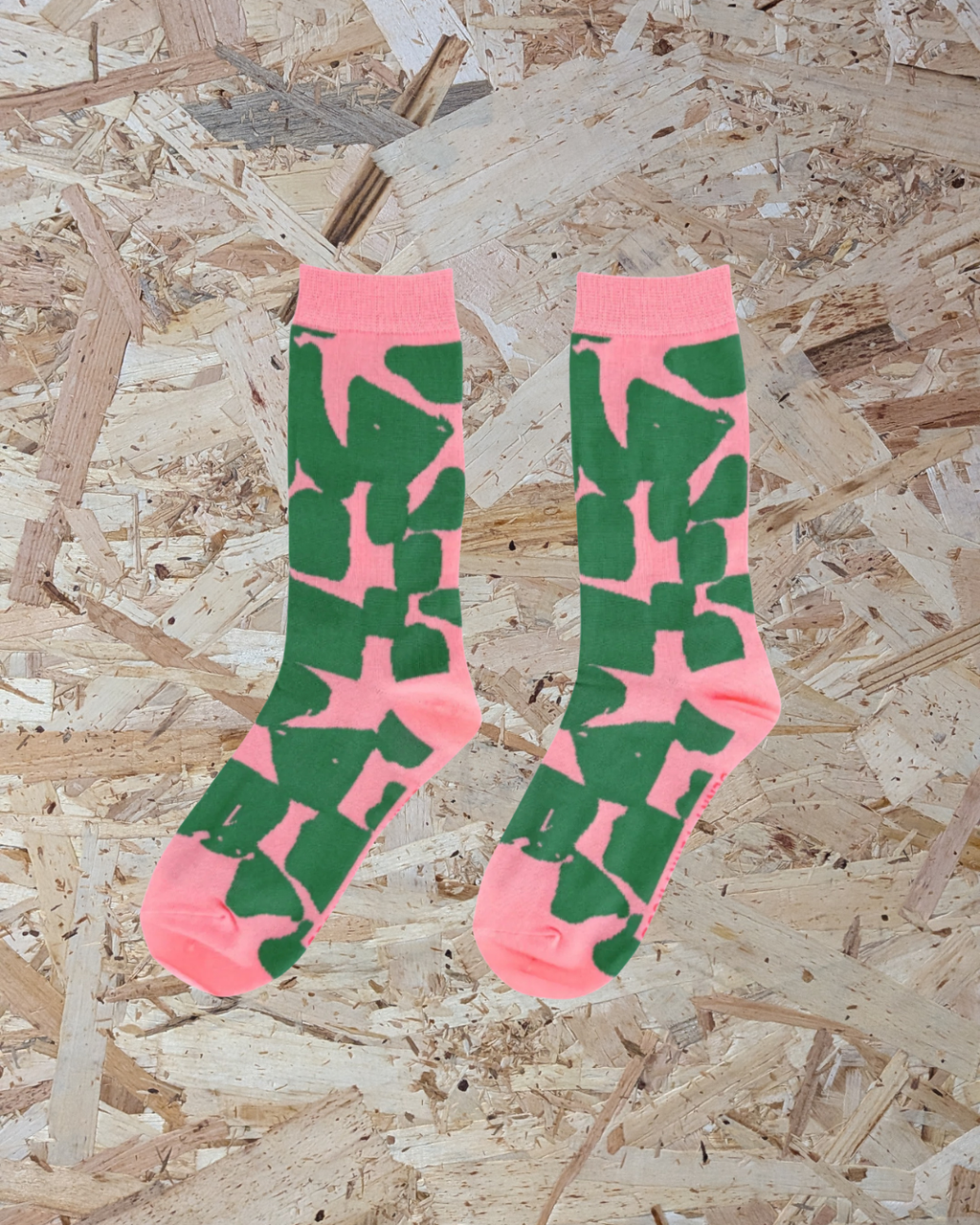 Jenny Pennywood cozy crew socks in Watermelon