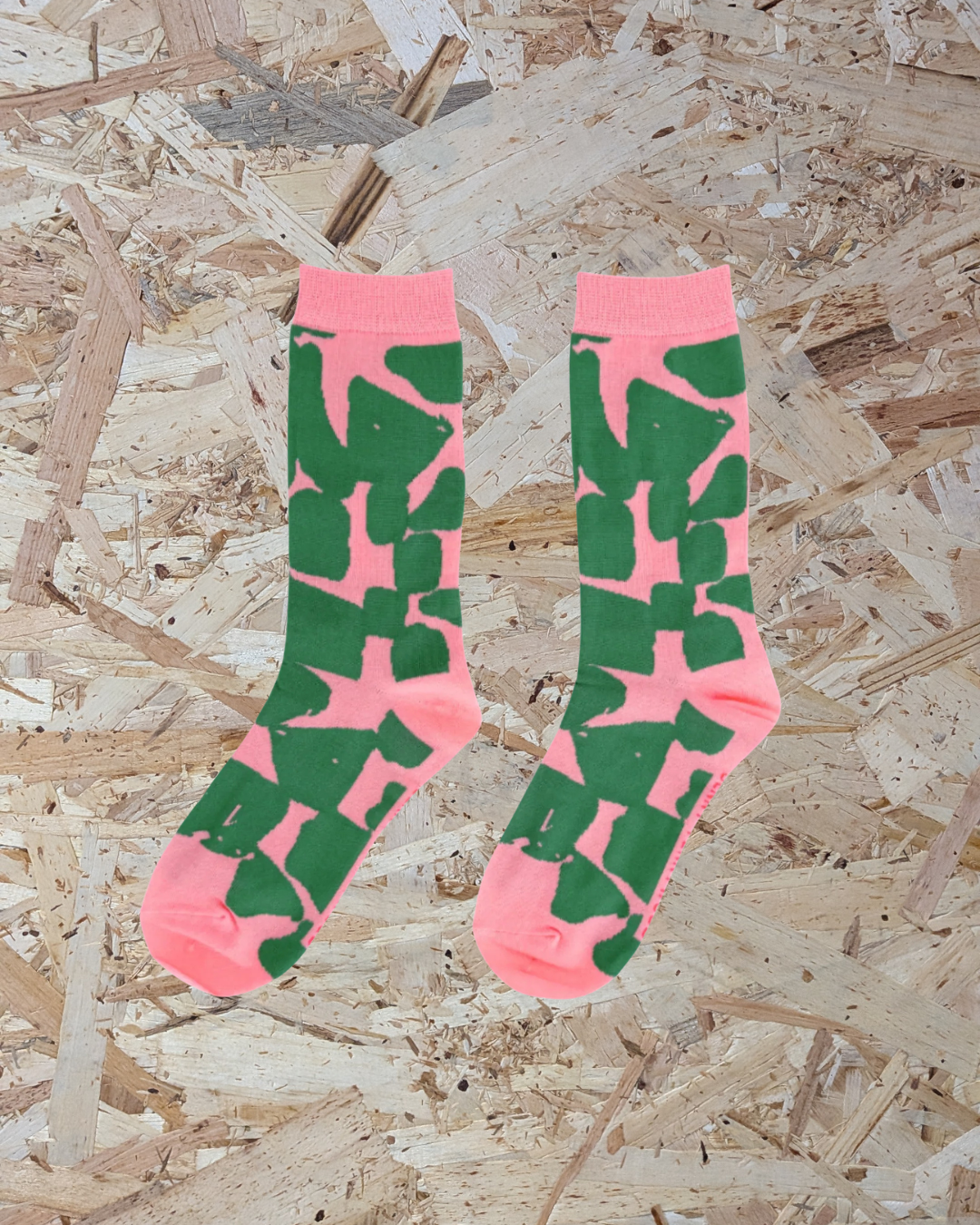 Jenny Pennywood cozy crew socks in Watermelon
