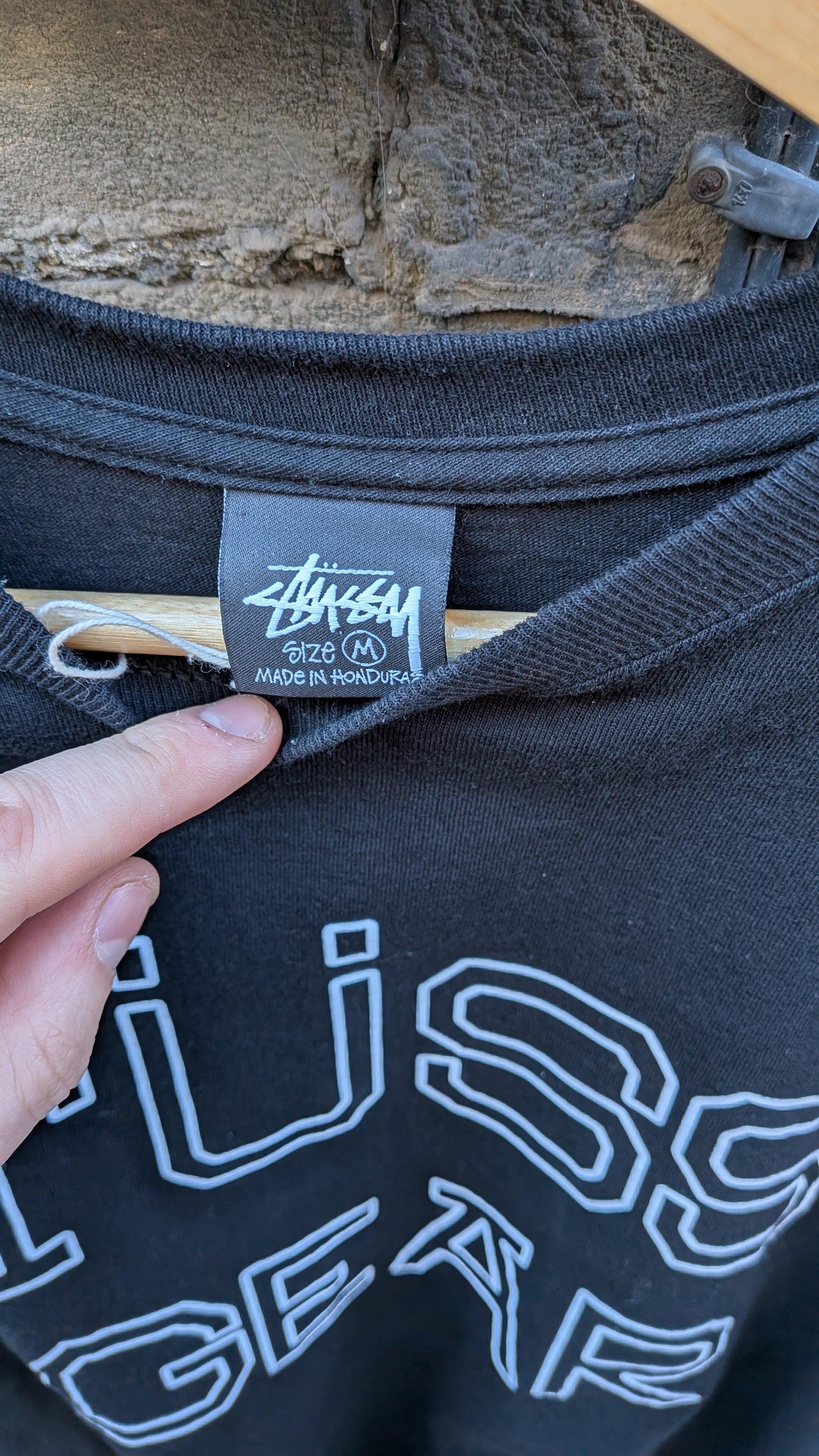 Stüssy “Stussy Gear” T-Shirt – Black (Medium)