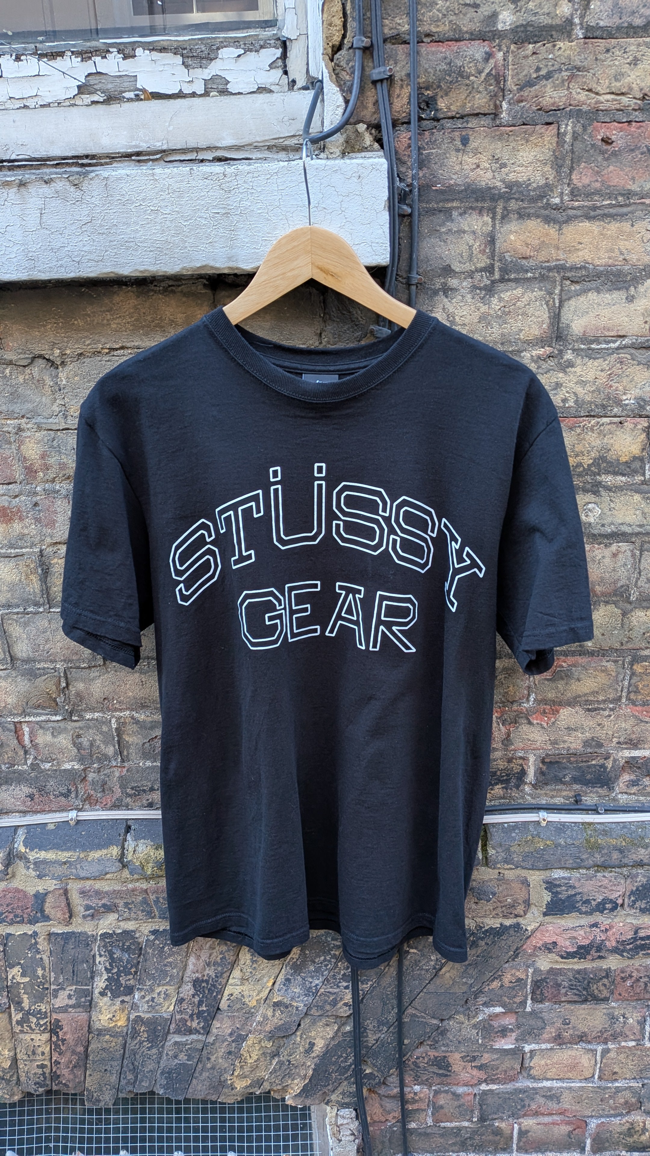 Stüssy “Stussy Gear” T-Shirt – Black (Medium)