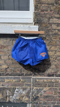 Deadstock 80s nylon running shorts with howiya logo