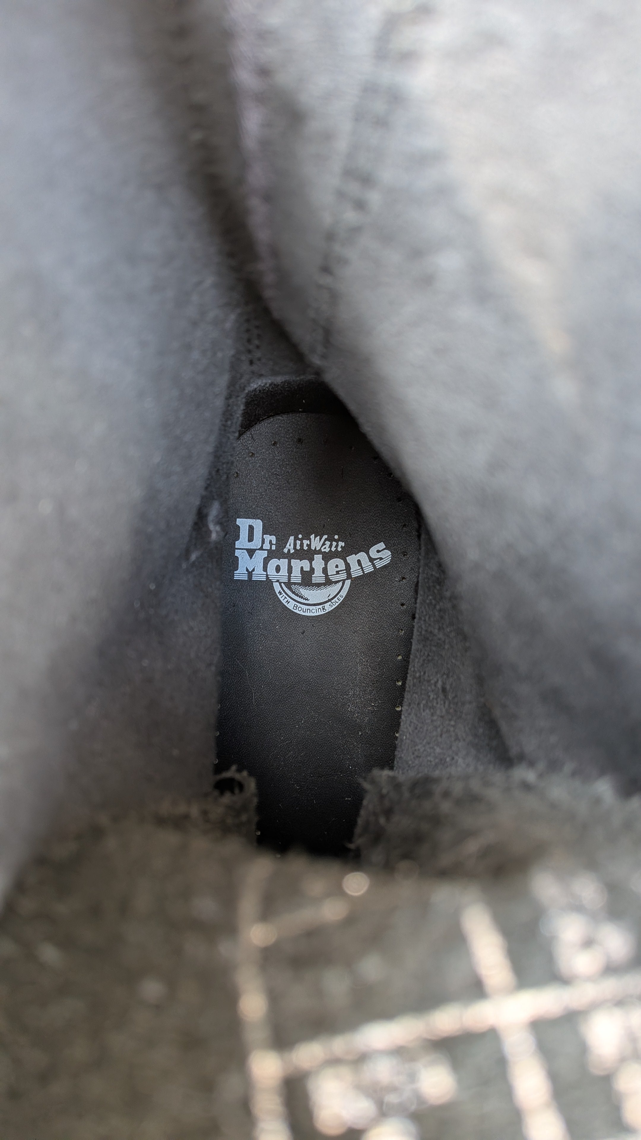 Dr. Martens 1490 Boot — Black with White Stitch