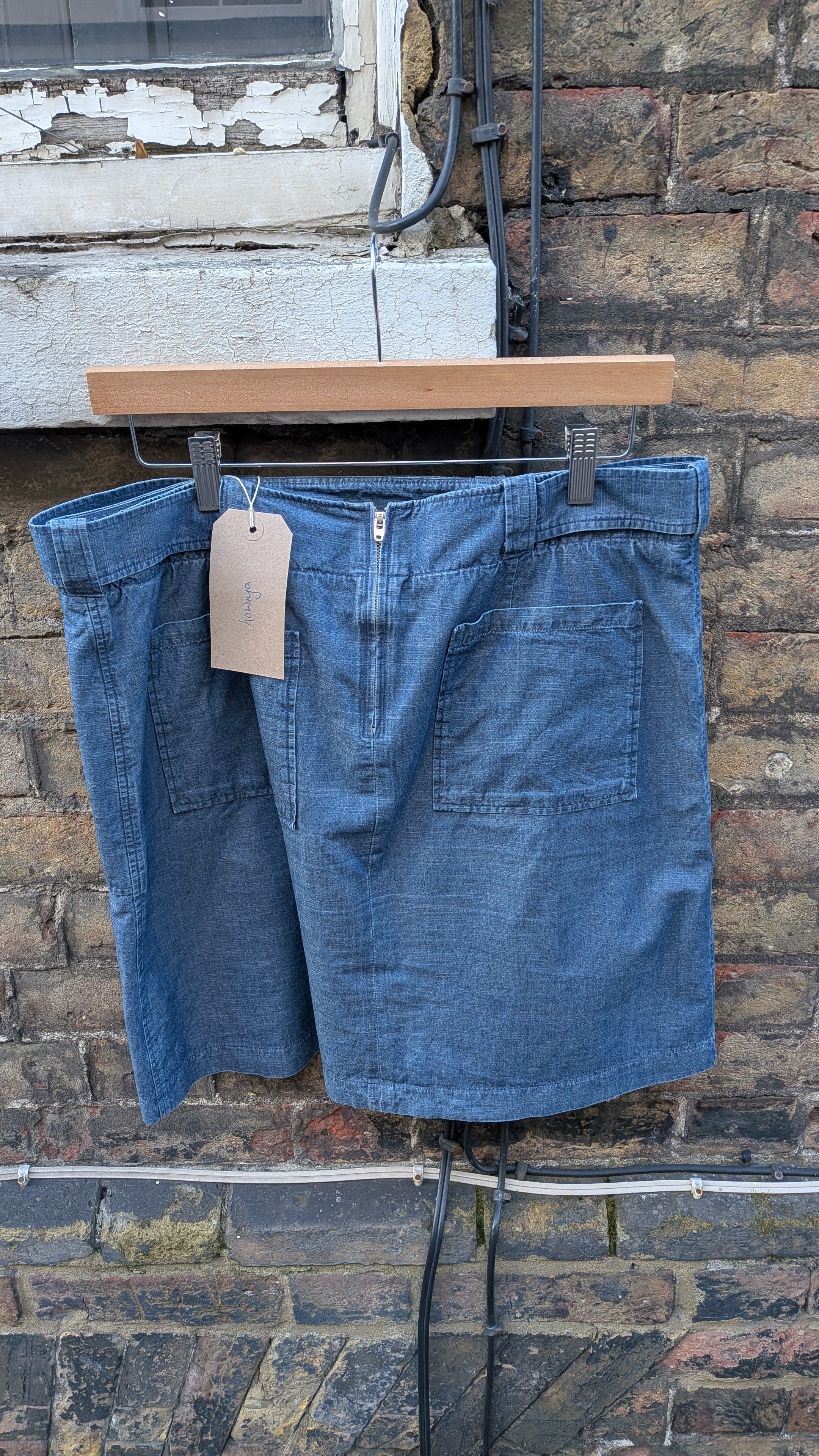 A.P.C. Chambray Skirt – Size 42 / 34” Waist